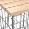 vidaXL - Tuinbank - schanskorfontwerp - 100x70x72 - cm - massief - grenenhout