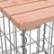 vidaXL - Tuinbank - Schanskorfontwerp - 100x70x72 - cm - massief - grenenhout