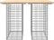vidaXL - Tuinbank - schanskorfontwerp - 100x70x72 - cm - massief - grenenhout