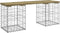 vidaXL - Tuinbank - schanskorfontwerp - 103x31x42 - cm - geïmpregneerd - hout