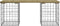 vidaXL - Tuinbank - schanskorfontwerp - 103x31x42 - cm - geïmpregneerd - hout