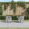 vidaXL - Tuinbank - schanskorfontwerp - 103x31x42 - cm - geïmpregneerd - hout