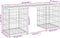 vidaXL - Tuinbank - schanskorfontwerp - 103x31x42 - cm - geïmpregneerd - hout