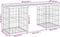 vidaXL - Tuinbank - Schanskorfontwerp - 103x31x42 - cm - massief - grenenhout