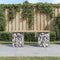 vidaXL - Tuinbank - Schanskorfontwerp - 103x31x42 - cm - massief - grenenhout