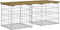 vidaXL - Tuinbank - schanskorfontwerp - 103x44x42 - cm - geïmpregneerd - hout