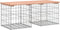 vidaXL - Tuinbank - schanskorfontwerp - 103x44x42 - cm - massief - douglashout