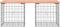 vidaXL - Tuinbank - schanskorfontwerp - 103x44x42 - cm - massief - douglashout