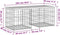 vidaXL - Tuinbank - Schanskorfontwerp - 103x44x42 - cm - massief - grenenhout
