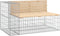 vidaXL - Tuinbank - schanskorfontwerp - 122x71x65,5 - cm - massief - grenenhout