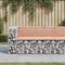vidaXL - Tuinbank - schanskorfontwerp - 122x71x65,5 - cm - massief - douglashout