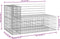 vidaXL - Tuinbank - schanskorfontwerp - 122x71x65,5 - cm - massief - grenenhout