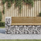 vidaXL - Tuinbank - schanskorfontwerp - 122x71x65,5 - cm - geïmpregneerd - hout