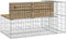 vidaXL - Tuinbank - schanskorfontwerp - 122x71x65,5 - cm - geïmpregneerd - hout