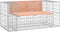 vidaXL - Tuinbank - schanskorfontwerp - 143x71x65,5 - cm - massief - douglashout