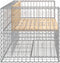 vidaXL - Tuinbank - schanskorfontwerp - 143x71x65,5 - cm - massief - grenenhout