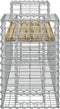 vidaXL - Tuinbank - schanskorfontwerp - 183x41x60,5 - cm - geïmpregneerd - hout