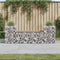 vidaXL - Tuinbank - schanskorfontwerp - 183x41x60,5 - cm - geïmpregneerd - hout