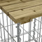 vidaXL - Tuinbank - schanskorfontwerp - 183x41x60,5 - cm - geïmpregneerd - hout