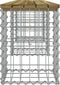 vidaXL - Tuinbank - schanskorfontwerp - 203x31x42 - cm - geïmpregneerd - hout