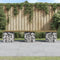 vidaXL - Tuinbank - schanskorfontwerp - 203x31x42 - cm - geïmpregneerd - hout