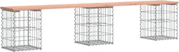 vidaXL - Tuinbank - schanskorfontwerp - 203x31x42 - cm - massief - douglashout