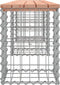 vidaXL - Tuinbank - schanskorfontwerp - 203x31x42 - cm - massief - douglashout