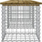 vidaXL - Tuinbank - schanskorfontwerp - 203x44x42 - cm - geïmpregneerd - hout