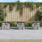 vidaXL - Tuinbank - schanskorfontwerp - 203x44x42 - cm - geïmpregneerd - hout