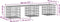 vidaXL - Tuinbank - schanskorfontwerp - 203x44x42 - cm - massief - douglashout