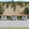 vidaXL - Tuinbank - schanskorfontwerp - 203x44x42 - cm - massief - douglashout