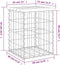 vidaXL - Tuinbank - schanskorfontwerp - 33x31x42 - cm - geïmpregneerd - grenenhout
