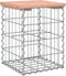 vidaXL - Tuinbank - schanskorfontwerp - 33x31x42 - cm - massief - douglashout