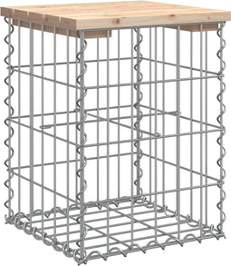 vidaXL - Tuinbank - schanskorfontwerp - 33x31x42 - cm - massief - grenenhout