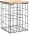 vidaXL - Tuinbank - schanskorfontwerp - 33x31x42 - cm - massief - grenenhout