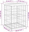 vidaXL - Tuinbank - schanskorfontwerp - 33x31x42 - cm - massief - grenenhout