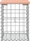 vidaXL - Tuinbank - schanskorfontwerp - 33x31x42 - cm - massief - douglashout