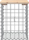 vidaXL - Tuinbank - schanskorfontwerp - 33x31x42 - cm - massief - grenenhout