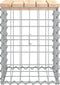 vidaXL - Tuinbank - schanskorfontwerp - 33x31x42 - cm - massief - grenenhout