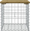vidaXL - Tuinbank - schanskorfontwerp - 43x44x42 - cm - geïmpregneerd - grenenhout