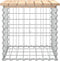 vidaXL - Tuinbank - schanskorfontwerp - 43x44x42 - cm - massief - grenenhout