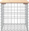 vidaXL - Tuinbank - schanskorfontwerp - 43x44x42 - cm - massief - grenenhout