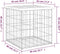 vidaXL - Tuinbank - schanskorfontwerp - 43x44x42 - cm - massief - douglashout