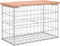 vidaXL - Tuinbank - schanskorfontwerp - 63x31,5x42 - cm - massief - douglashout