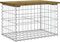 vidaXL - Tuinbank - schanskorfontwerp - 63x44x42 - cm - geïmpregneerd - grenenhout