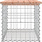 vidaXL - Tuinbank - schanskorfontwerp - 63x44x42 - cm - massief - douglashout