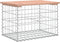 vidaXL - Tuinbank - schanskorfontwerp - 63x44x42 - cm - massief - douglashout