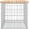 vidaXL - Tuinbank - schanskorfontwerp - 63x44x42 - cm - massief - grenenhout