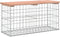 vidaXL - Tuinbank - schanskorfontwerp - 83x31,5x42 - cm - massief - douglashout