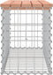 vidaXL - Tuinbank - schanskorfontwerp - 83x31,5x42 - cm - massief - douglashout